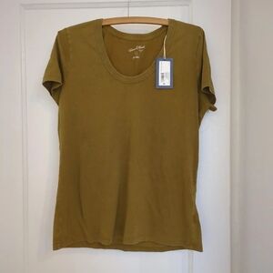 Universal Thread Olive Crewneck Short Sleeve Tee - Women